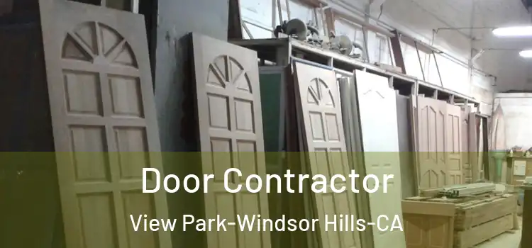 Door Contractor View Park-Windsor Hills-CA